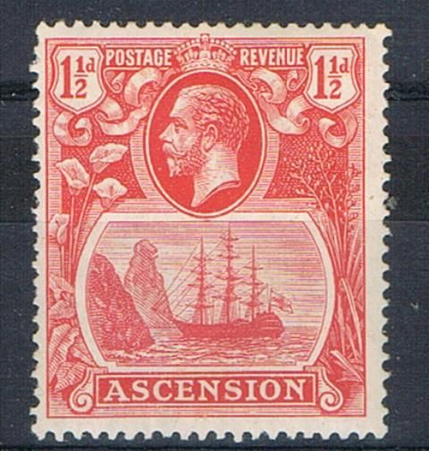 Image of Ascension SG 12c LMM British Commonwealth Stamp